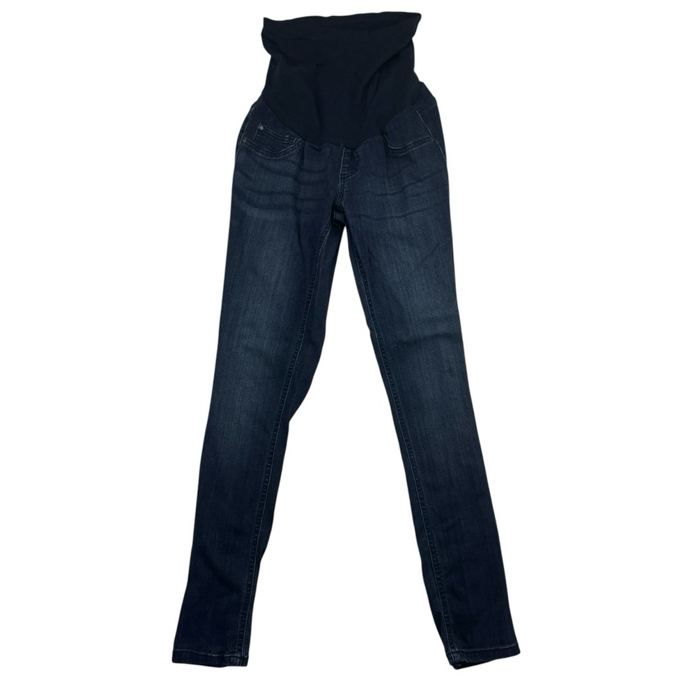 Indigo Blue Secret Fit Belly Skinny Jeggings Jeans Sz M Cotton Stretch Maternity